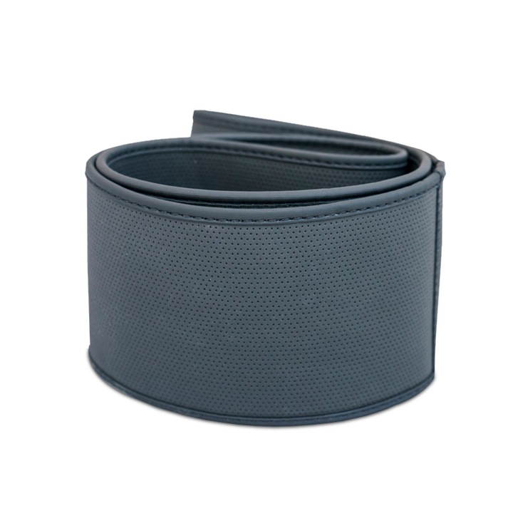 Husa volan, Simoni Racing, Piele ecologica, 39-41 cm, Negru