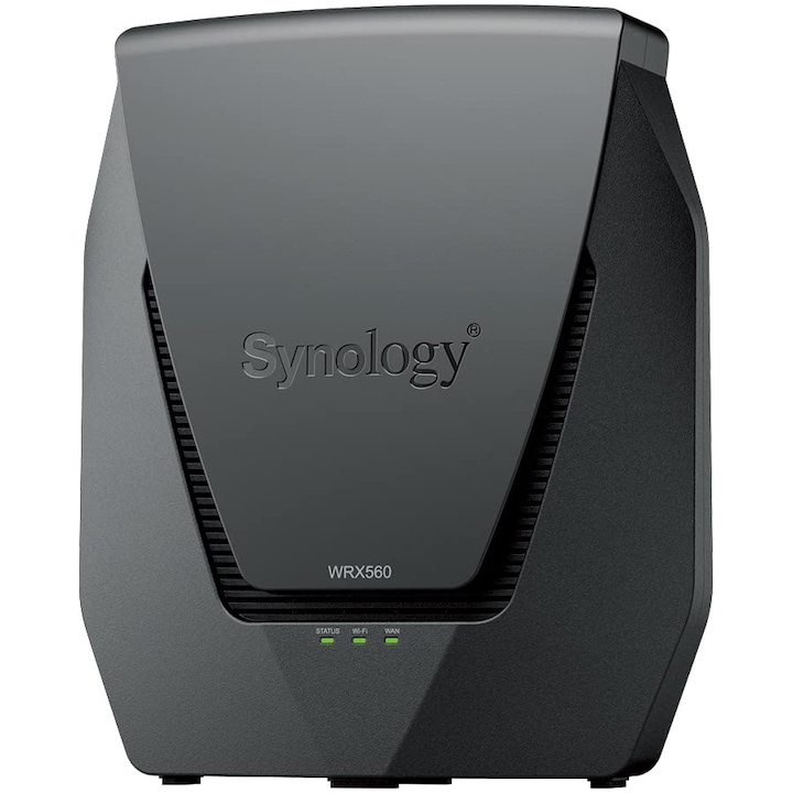 Безжичен рутер Synology WRX560, Dual-band, Wi-Fi 6, 4x4 MIMO, Поддръжка на Mesh, SRM, 2.5GbE порт, USB 3.2Gen1