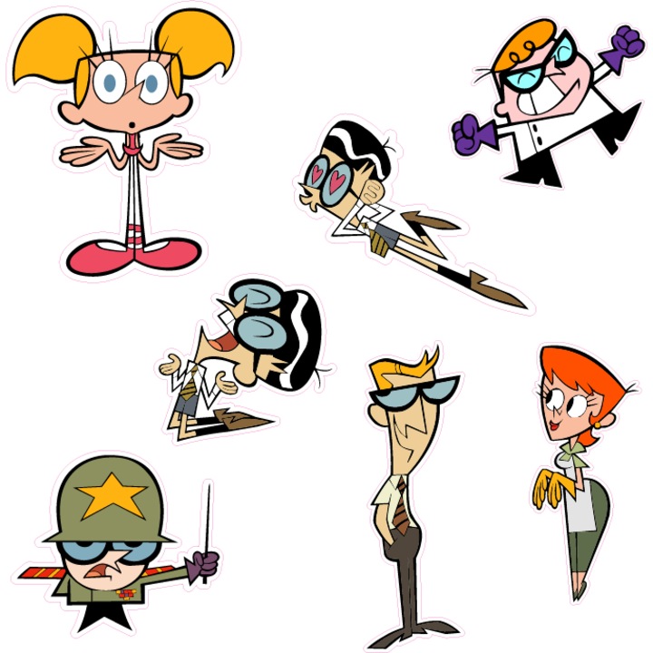 Stickere Dexter A4 7 pcs