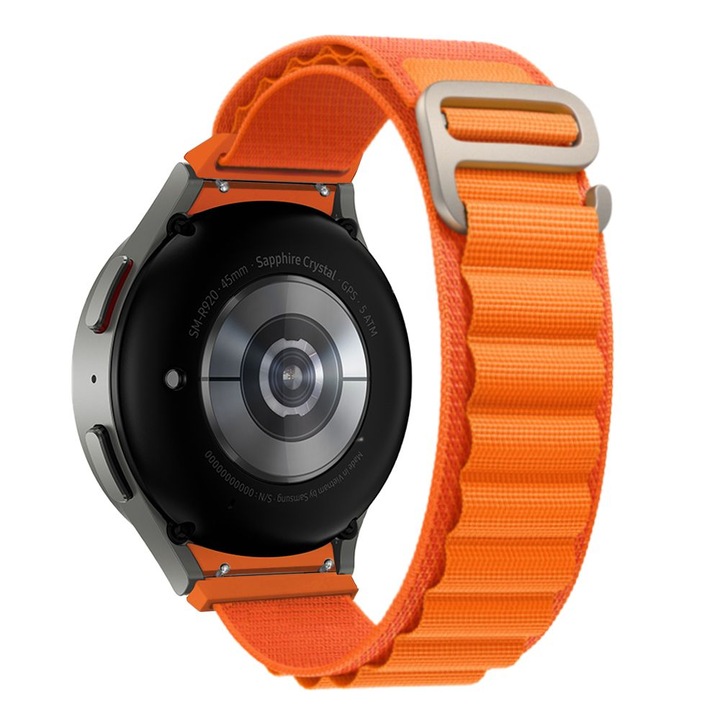 Каишка TECH-PROTECT Nylon Pro за Samsung Galaxy Watch 4 / 5 / 5 Pro, 40 / 42 / 44 / 45 / 46mm, Orange