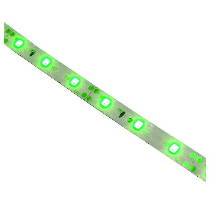 Banda 300 LED SMD 2835 24W verde IP20 12V 5 metri