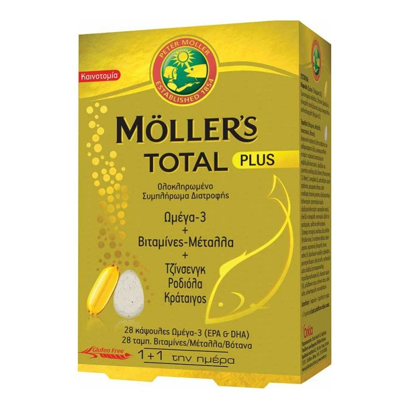 Set 2 Flacoane Omega 3, Moller's, 2 x 28 capsule - eMAG.ro