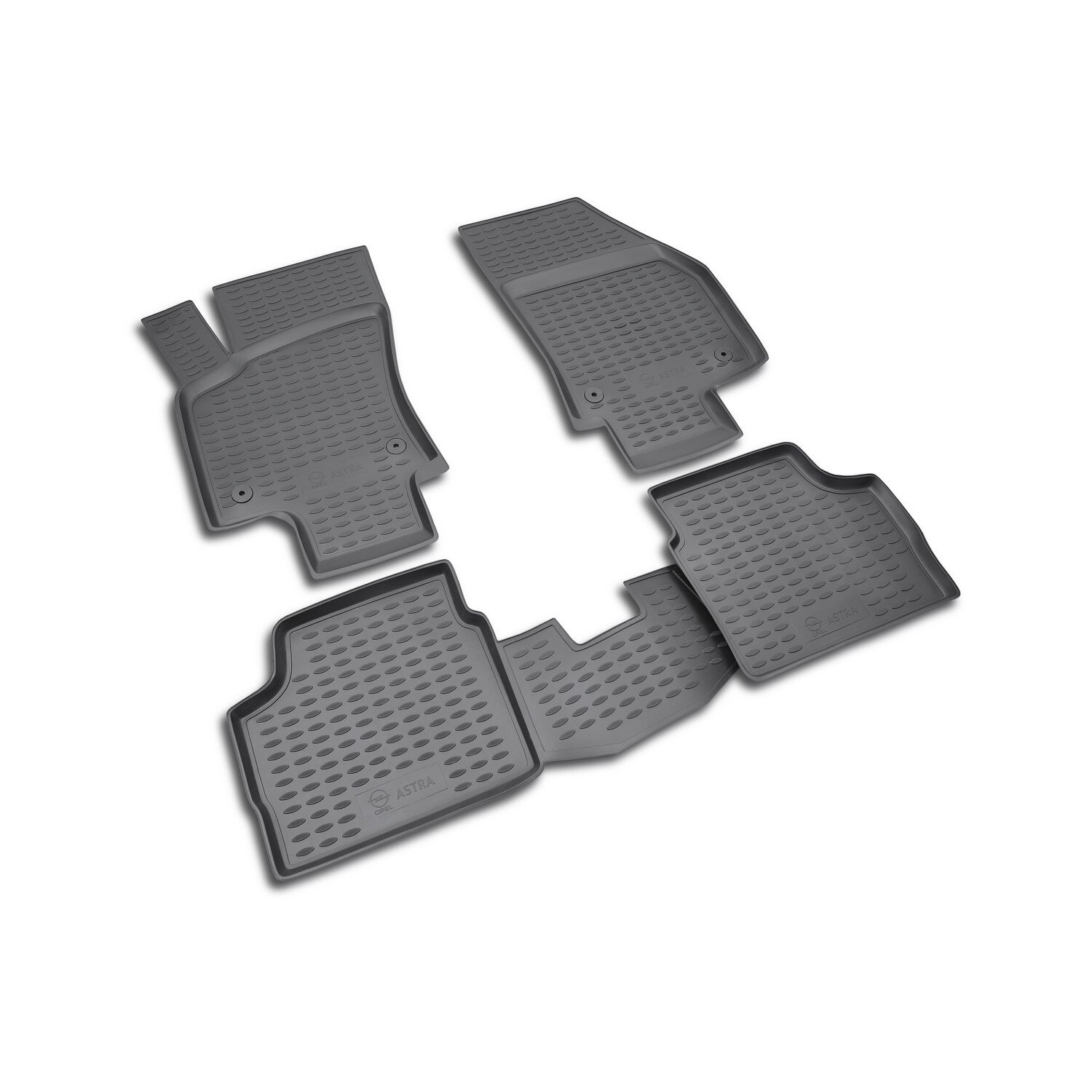 Set 4 covorase auto din cauciuc pentru OPEL Astra H 2007 -> prezent