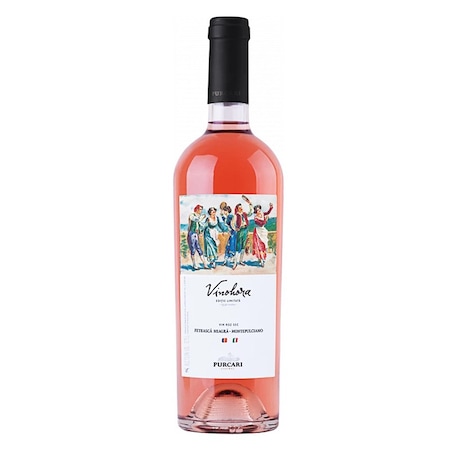 Set 2 x Vin Vinohora Purcari, Rose Sec, Feteasca Neagra si Montepulciano 0.75 l