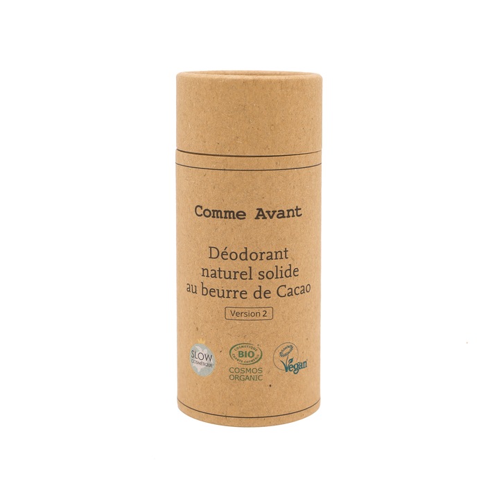 Deodorant bio solid Comme Avant, pe baza de unt de cacao