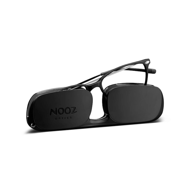 Защитни диоптрични очила за работа с компютър NOOZ Bao Black, +2 диоптъра