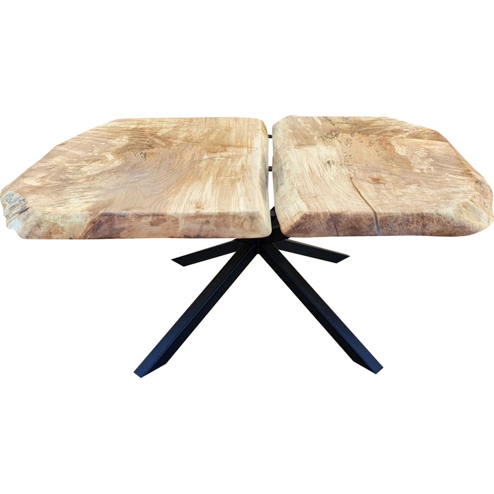 Masa de cafea Tectonic Plates, 121 x 88 x 50, Bej Safari