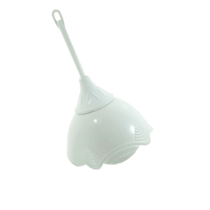 Aplica de tavan cu dulie tip E27 ceramica, cupola de 16cm, 220V, FS-40378, alba 265 mm
