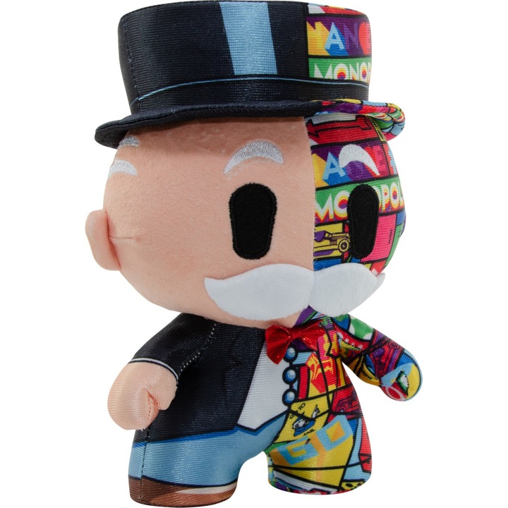 Плюшена играчка Yume Toys DZNR - Mr. Monopoly: Own it all, 18 см