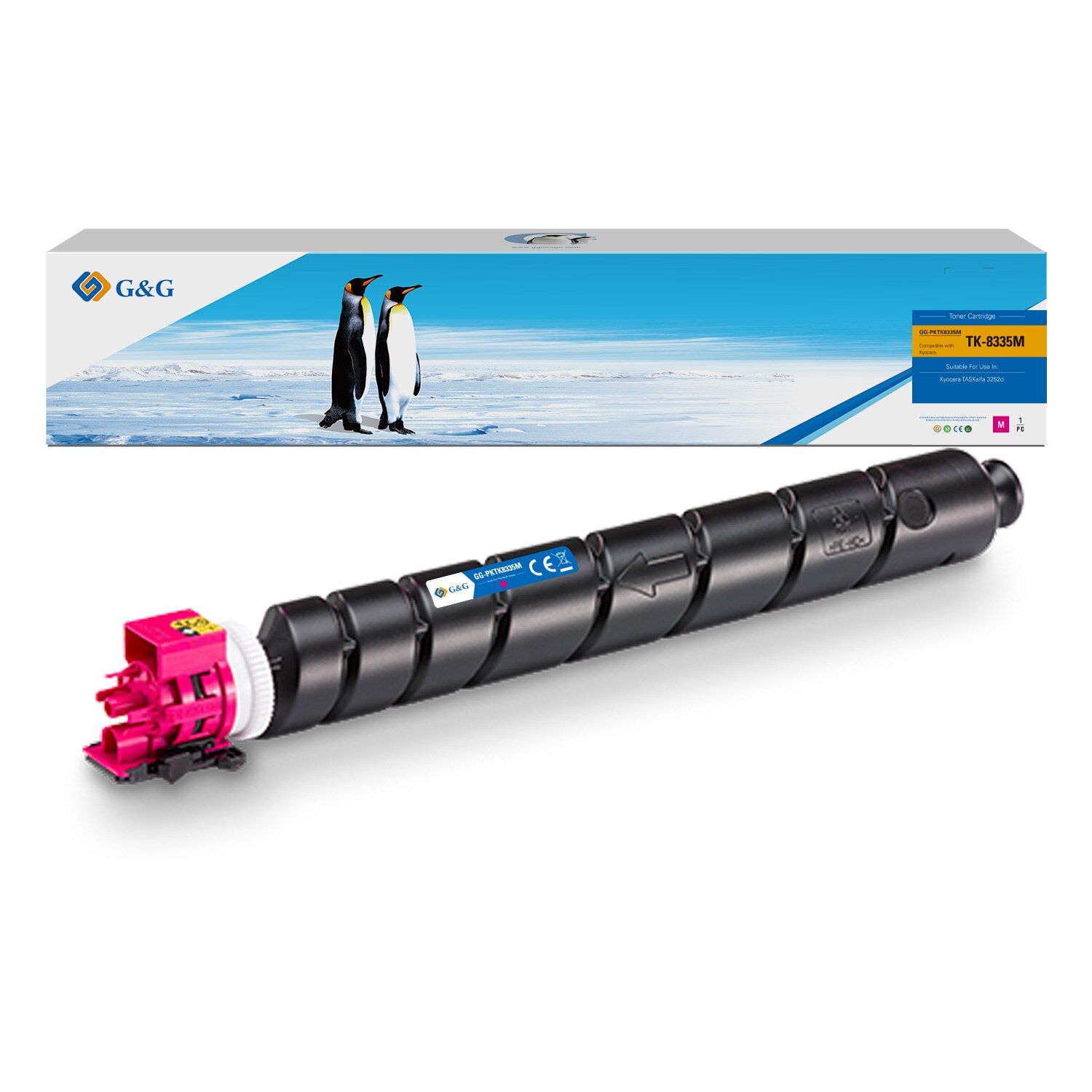 Cartus Toner G&G compatibil cu Kyocera Taskalfa 3252CI TK-8335M, 15000 ...
