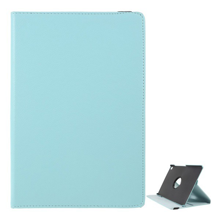 Tok álló, bőr hatású (FLIP, asztali tartó funkció, 360°-ban forgatható) VILÁGOSKÉK [Samsung Galaxy Tab S6 Lite 10.4 LTE (SM-P619) 2022]