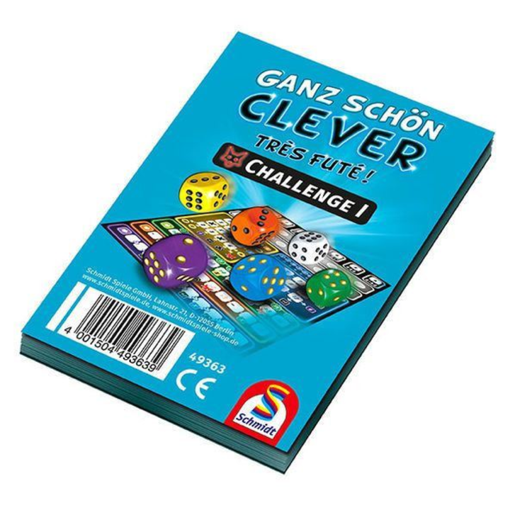 Schmidt Ganz schön clever challenge block német nyelvű kiegészítő kártya (18916183) (Schmidt18916183)