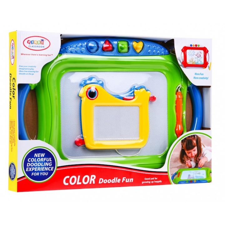 Set 2 bucati tabla magnetica, Multicoloara