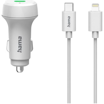 Set incarcator Hama, PowerDelivery Lightning, 1m, Alb