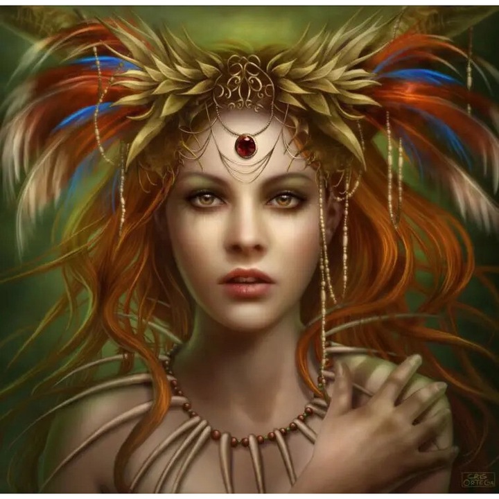 Grafika- Пъзел Tribal Goddess - 1000 части