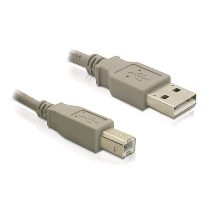 Delock USB 2.0 AB мъжки/мъжки 3 м кабел