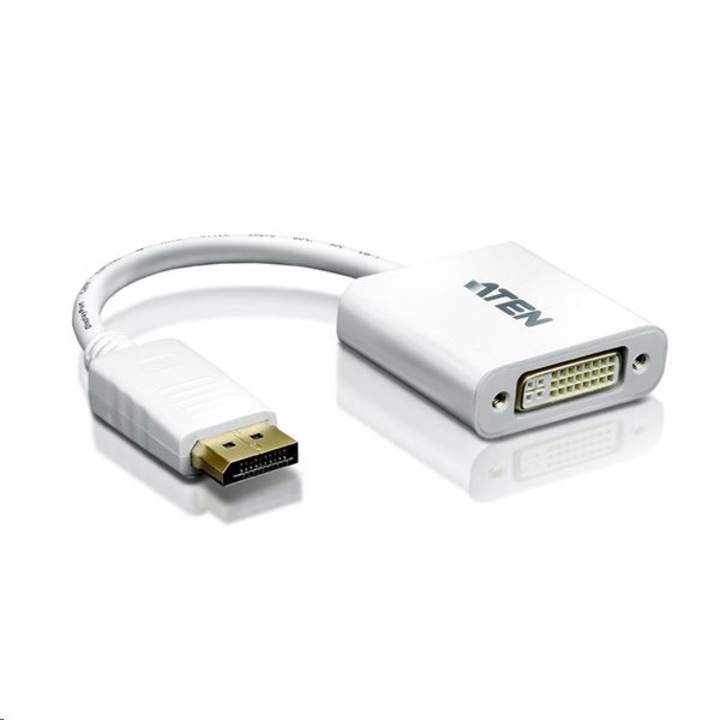 ATEN VC965-AT video kábel, DisplayPort (anya)-DVI-I DL (anya), fehér