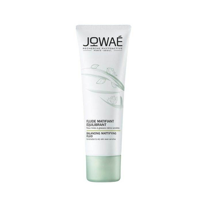 Mattító krém zsíros/vegyes bőrre, Jowae, Balancing Mattifying Fluid, Vegán, 40 ml