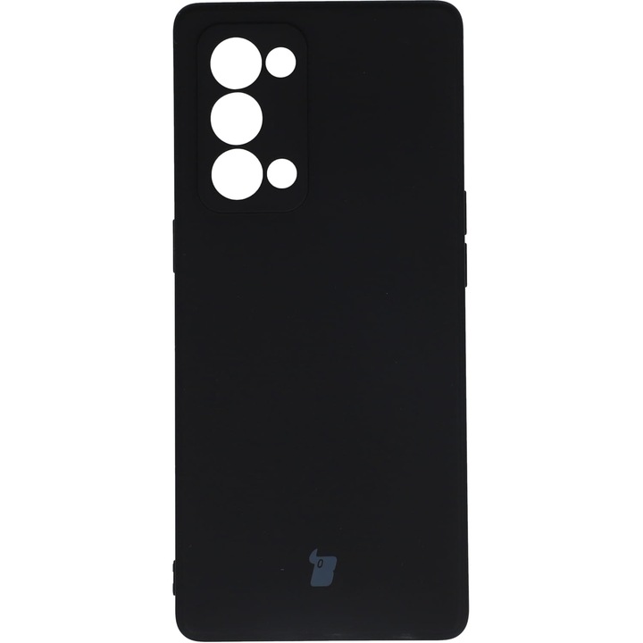 Калъф за телефон Bizon за Oppo Reno 6 Pro, силиконов, черен