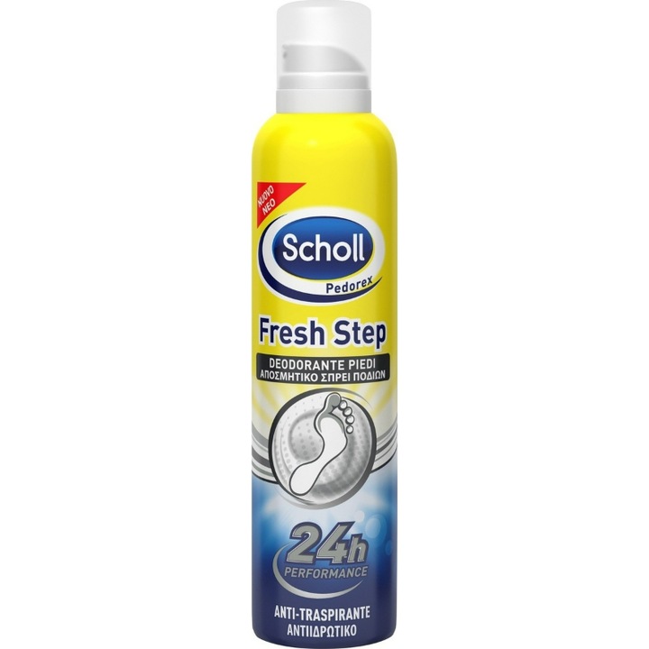Spray pentru picioare Fresh Step, Dr.Scholl, Efect 24 h, 150 ml