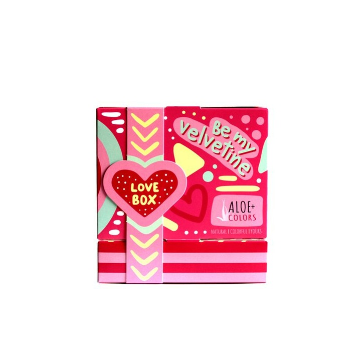 Set cadou, Aloe+ Colors, Exfoliere, Pentru par/corp, Parfumat, Roz