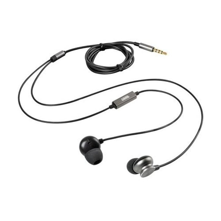 Casti cu fir XO EP61, stereo pentru iPhone, cu Microfon, Lightning Bluetooth, Negru