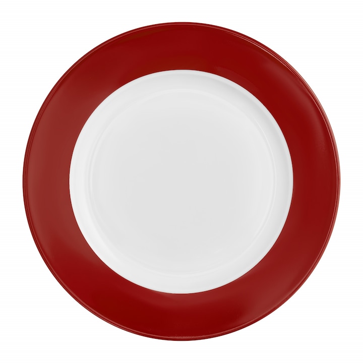 Farfurie plata 27cm, portelan, Ambition Aura Red