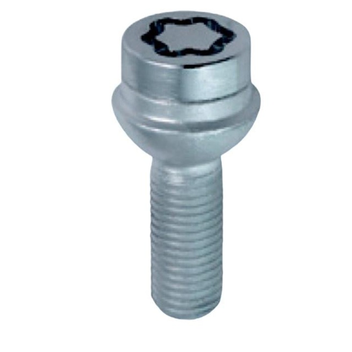 Surub de siguranta, Lampa, 12 x 1.5 x 24.1 mm, Argintiu