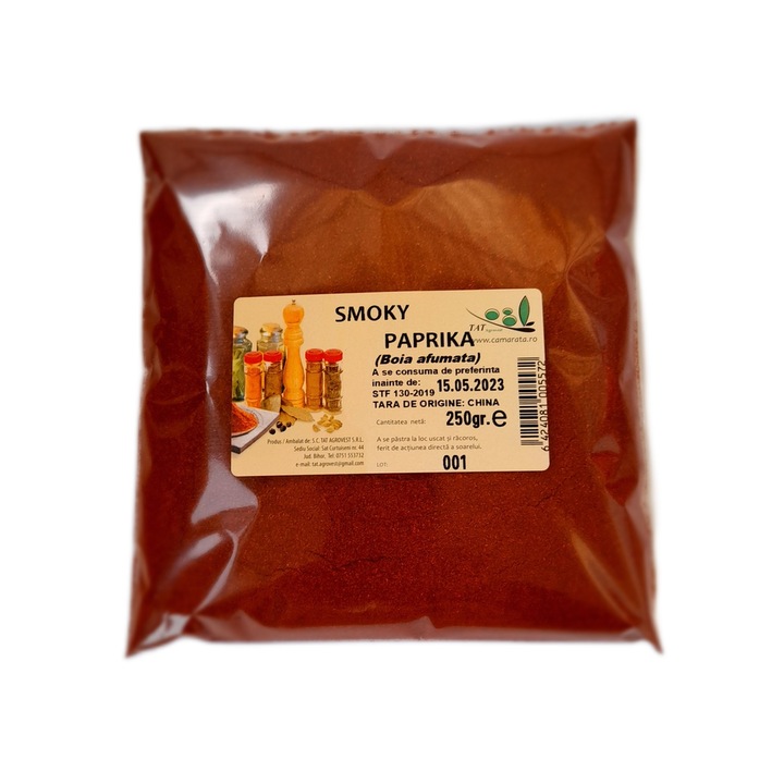 Smoky paprika - boia afumata, 250 gr