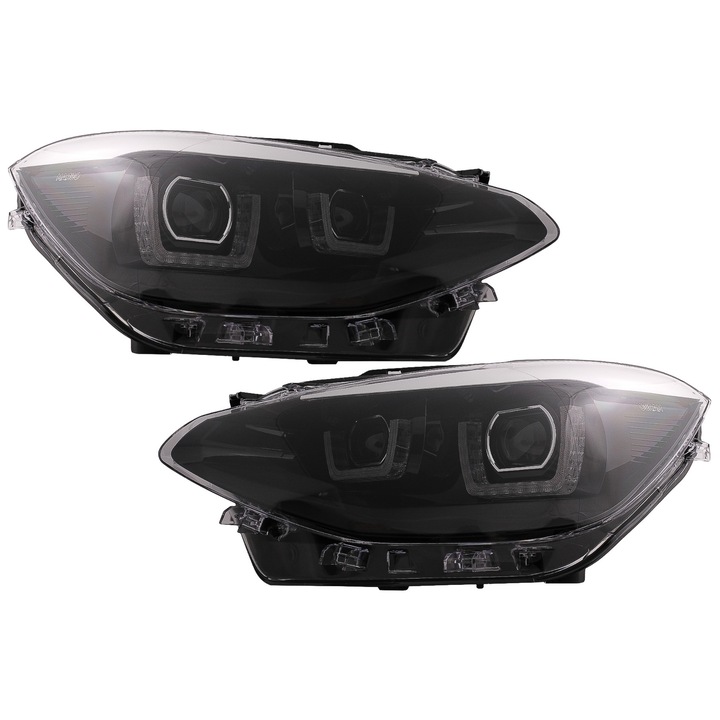 Комплект от 2 броя Osram LED DRL фарове, съвместими с BMW 1 Series F20 F21 (06.2011-03.2015) Chrome