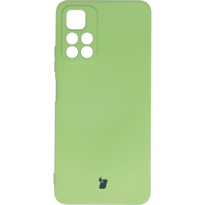 Калъф за телефон, Bison, Силиконов, Съвместим с Xiaomi Poco M4 Pro/Redmi Note 11S 5G, Зелен