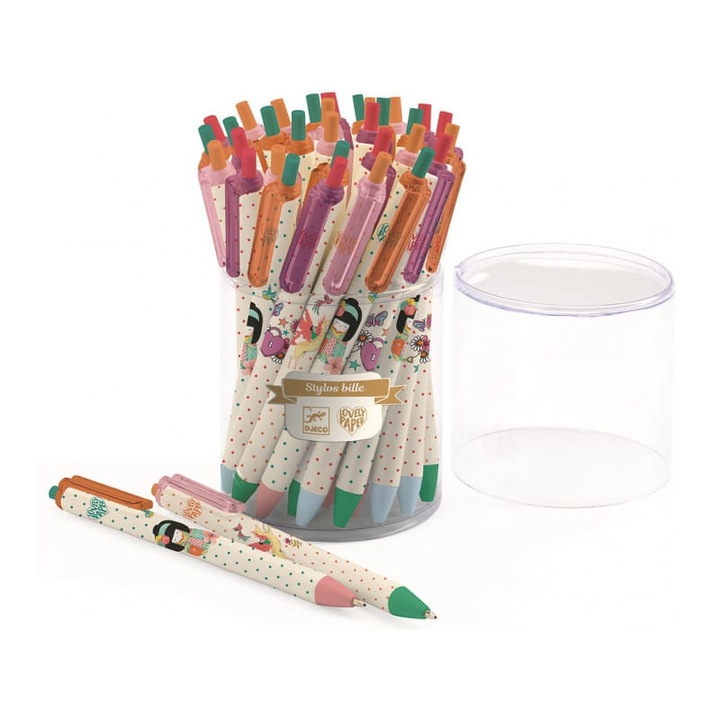 Pix cerneala albastra Unicorn, Djeco, Plastic, Multicolor