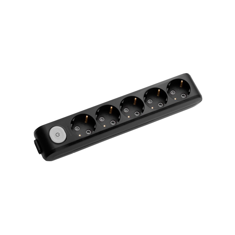 Prelungitor 5P, FF+I Negru, X-Tendia Panasonic