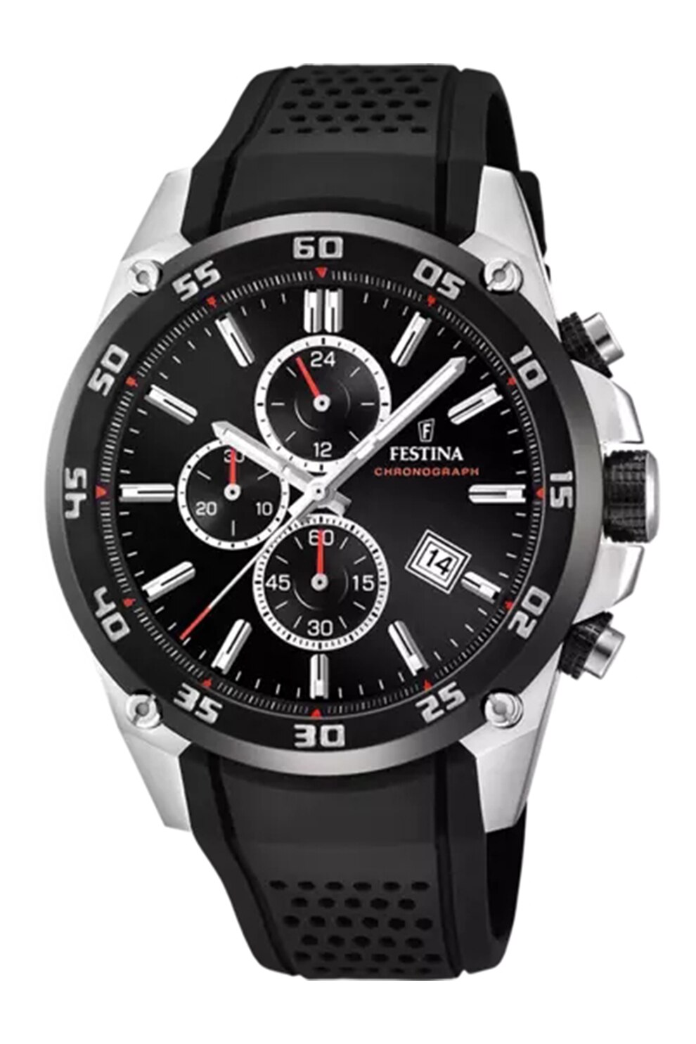 Festina, Ceas cu o curea de cauciuc, Negru