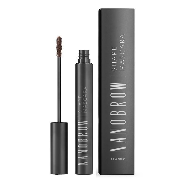 Nanobrow Shape Mascara mascara pentru sprancene Brown 7 ml