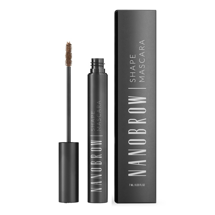 Szemöldök szempillaspirál, Nanobrow, Shape Mascara, Light Brown