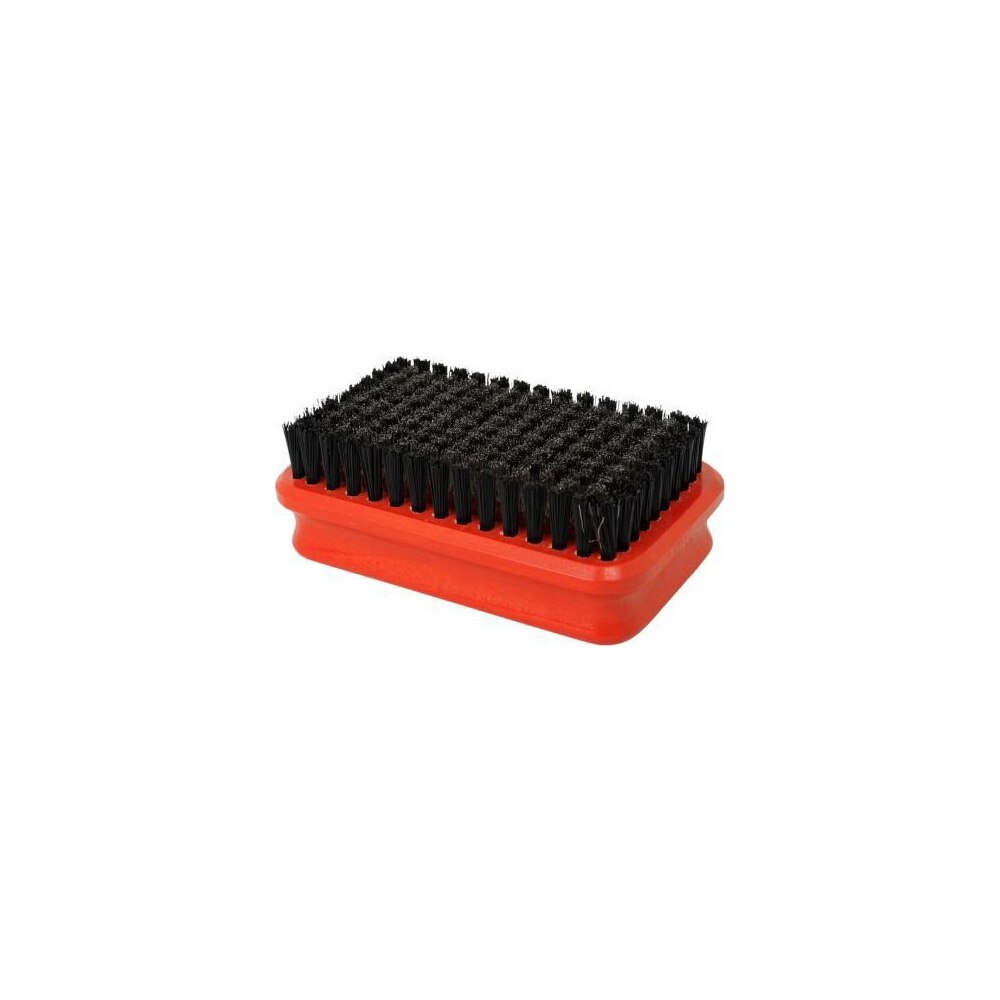 T190B Brush rect., fine red nylon