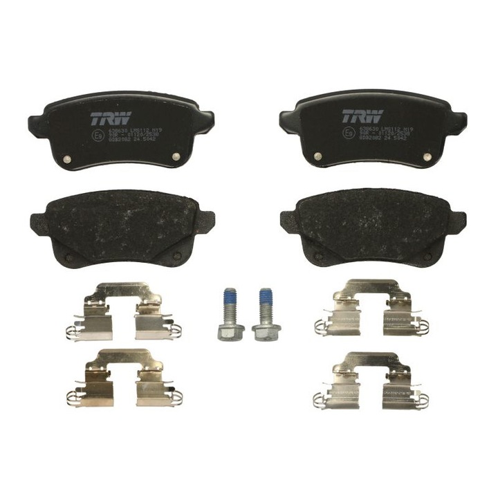 Set 4 placute frana spate pentru Renault Grand Scenic III, Scenic III 1,2-2,0D dupa 02.2009