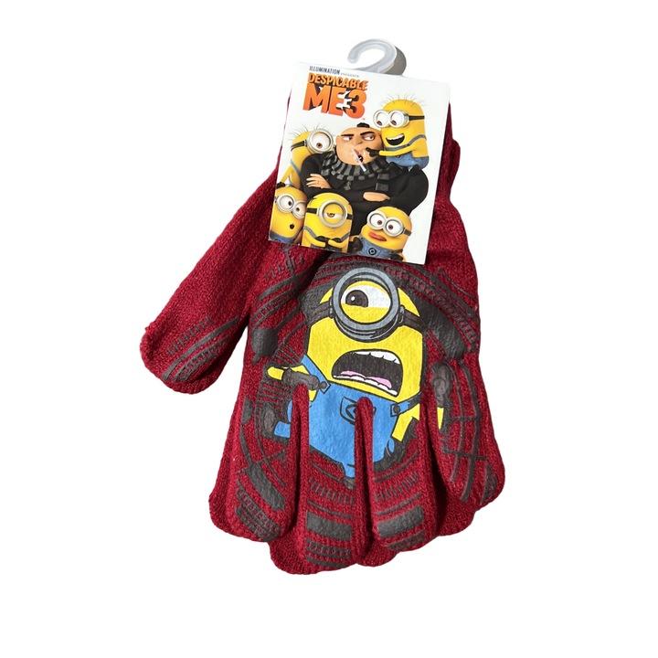 Manusi pentru copii Minions 15282, Visiniu, Unica
