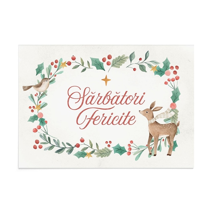 Felicitare Craciun Christmas Trill, Zizula Cards, 105 X 150 mm