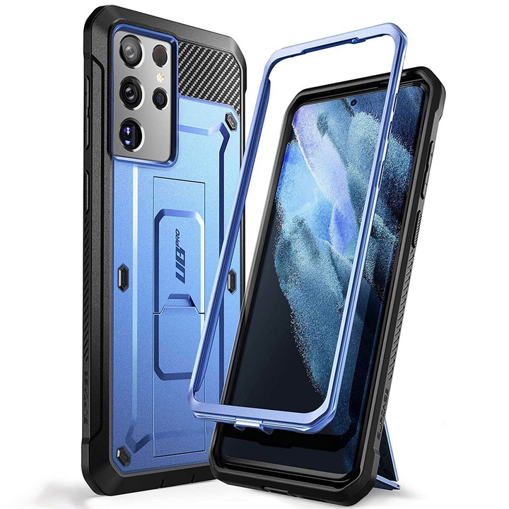 Carcasa, Supcase, pentru Galaxy S21 Ultra 5G, Albastru