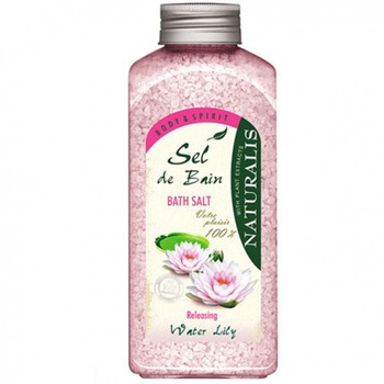 Sare pentru baie Naturalis Water Lily, 1000 g Sare pentru baie Naturalis Water Lily, 1000 g