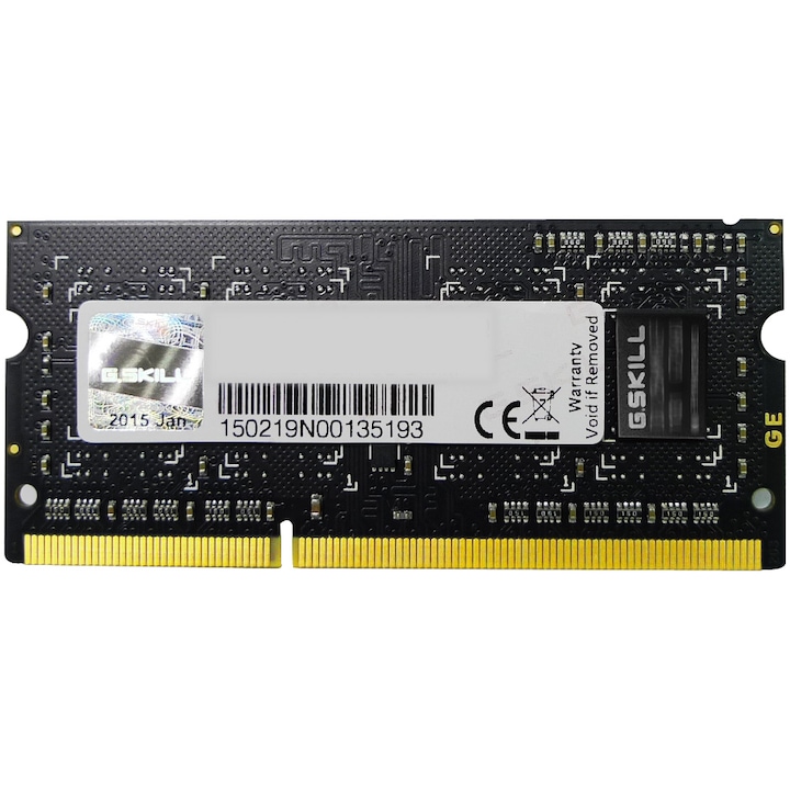 ΠΠ°ΠΌΠ΅Ρ Π·Π° Π»Π°ΠΏΡΠΎΠΏ G.SKILL Standard, 4GB DDR3, 1600MHz CL11
