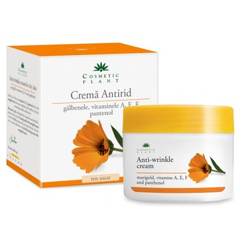 Crema antirid cu galbenele Cosmetic Plant 50 ml Crema antirid cu galbenele Cosmetic Plant 50 ml