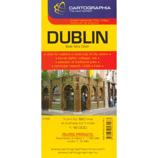 Harta rutiera Dublin 1:18.000