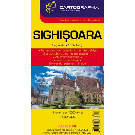 harta rutiera sighisoara Harta rutiera Sighisoara   eMAG.ro