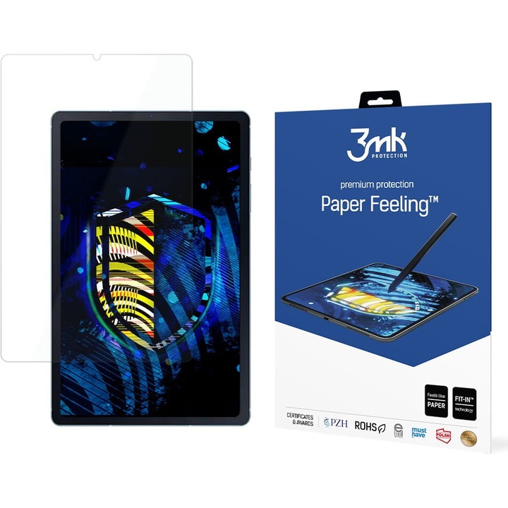 Samsung Galaxy Tab S6 Lite (P610/P615) 3MK PaperFeeling™ tablet kijelzővédő fólia, Átlátszó