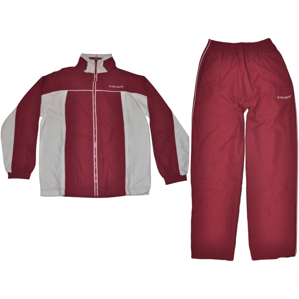Trening Le Coq Sportif Onyx pentru copii, Visiniu/Alb, 128-137 CM