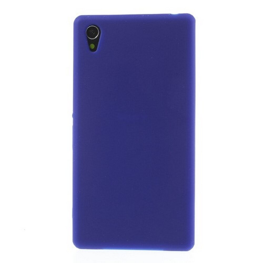 Carcasa Sony Xperia Z1, Ultraslim, Protectie Spate, Silicon, Culoare Albastru