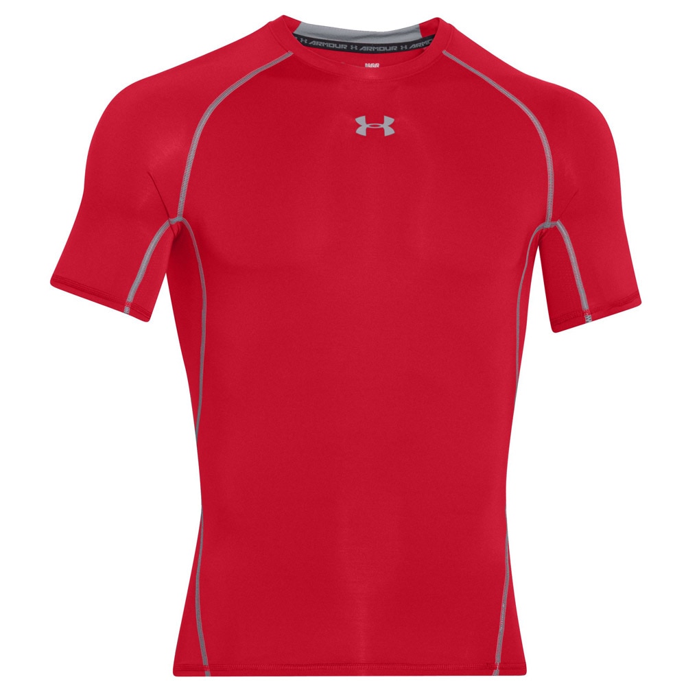 Under Armour, Tricou sport HeatGear, Rosu